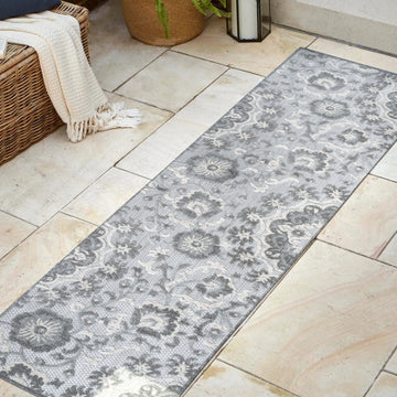 Lucena Modern Medallion High-low Indoor/outdoor Area Rug